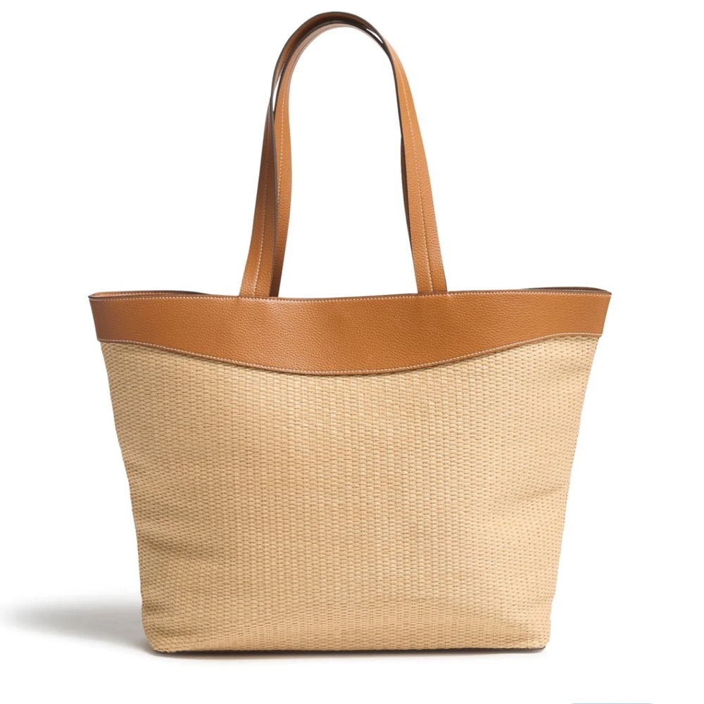 Vera Bradley Tan and Cream Tote Bag
